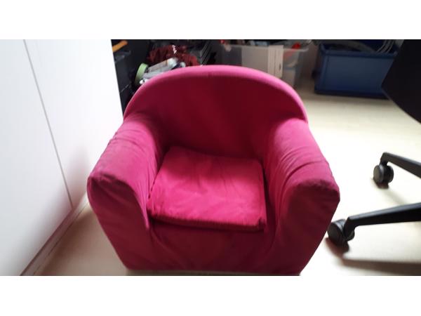 kinderfateuil roze