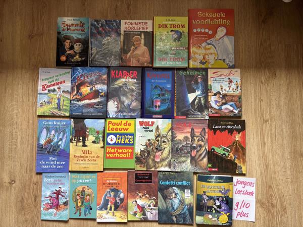 Leesboeken jongens 9 plus 10 plus, los te koop.