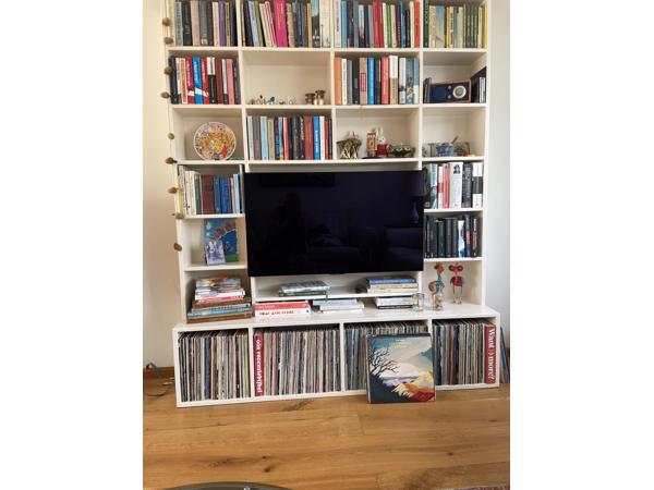 Boeken- platen- en TV kast MDF - 162X200cm