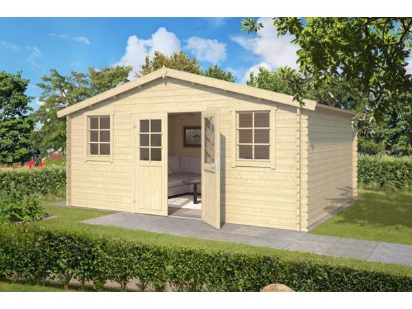 Blokhut Udo 480x300 Onbehandeld vuren