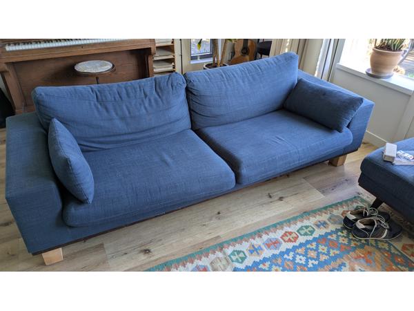 Bankstel: 3 zits, loveseat, hocker