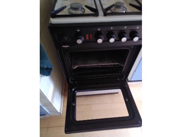 Gasfornuis vierpits met oven