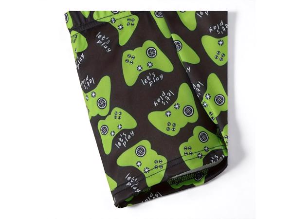 Jongens zwembroek game controller zwart groen 98/104 - 3-4 j