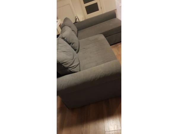 Hoekbank (met slaap functie en opbergen)