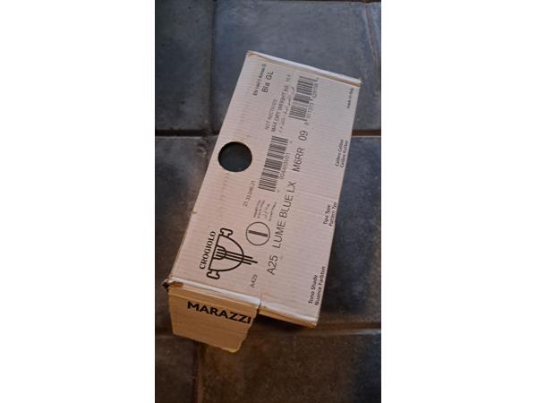 Marazzi Lume Blue 6x24 cm Tegel - Glanzend Blauw