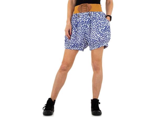 Korte broek blauw wit L/XL
