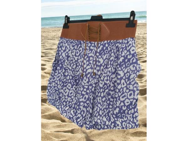 Korte broek blauw wit L/XL