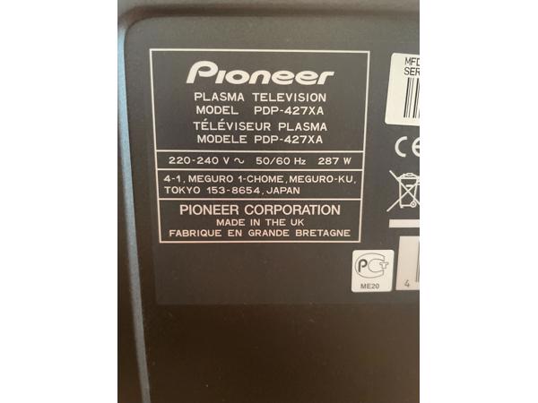 Pioneer plasma tv