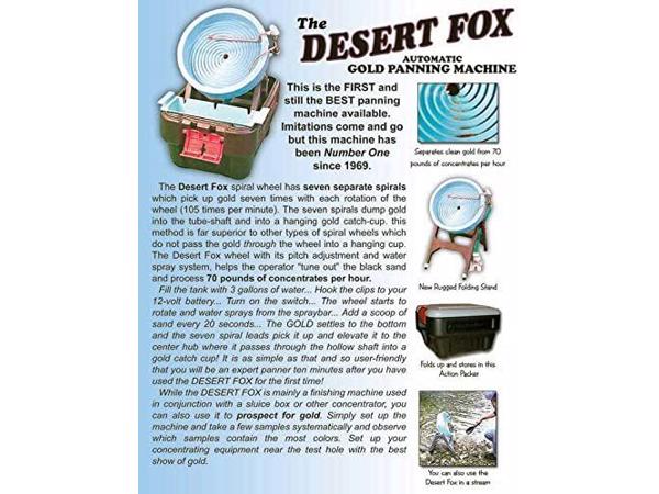 Te Koop Desert Fox Gold Panning Machine