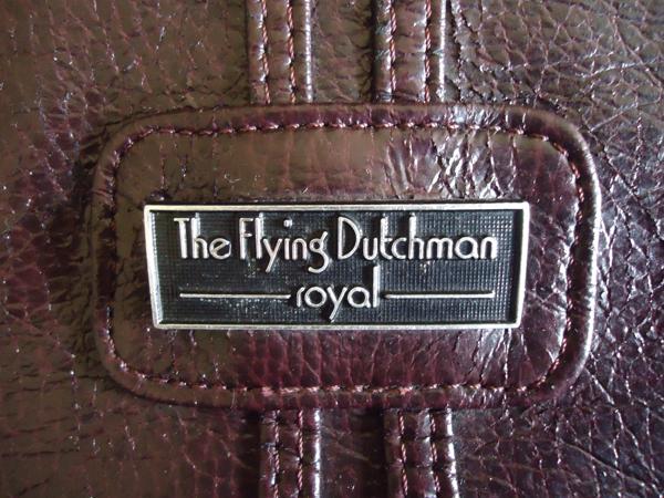 Vintage tas pilotentas The Flying Dutchman Royal leer KLM