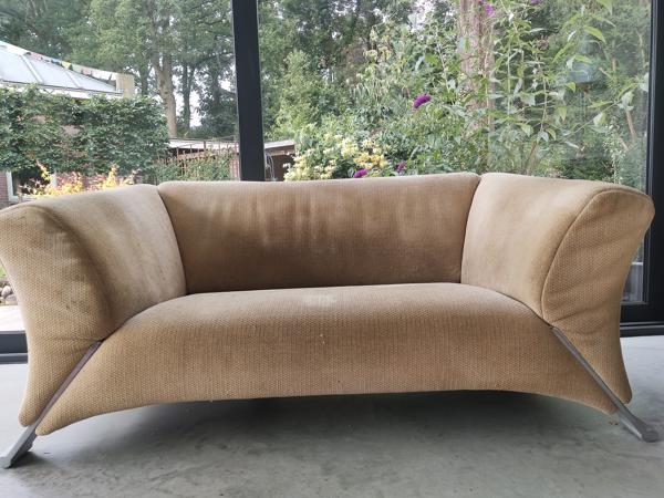 2 zitbank en love seat