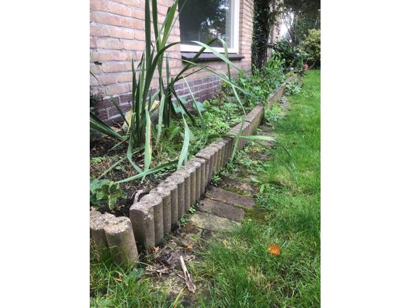 Palissade Beton. Beton sierrand.