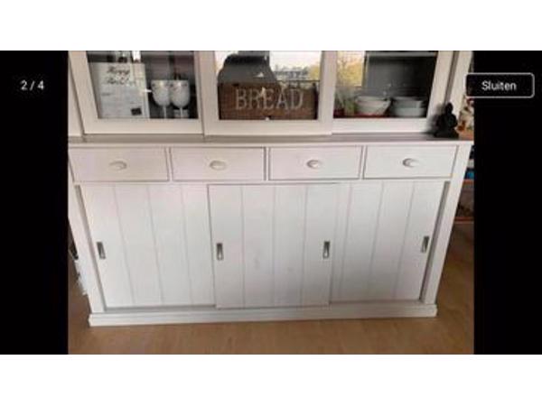 BUFFETKAST MOOIE WITTE KAST ZIE FOTO afm162 br212 hg48cmdiep