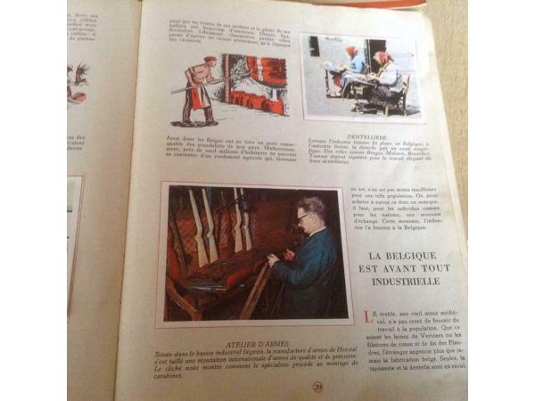 2 BOEKEN;LA GEOGRAPHIE d/L BELGIQUE,2 LIVRES anciens