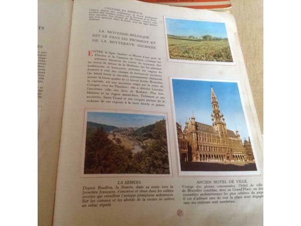 2 BOEKEN;LA GEOGRAPHIE d/L BELGIQUE,2 LIVRES anciens