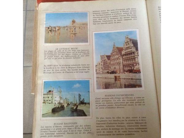 2 BOEKEN;LA GEOGRAPHIE d/L BELGIQUE,2 LIVRES anciens