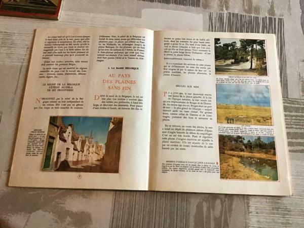 2 BOEKEN;LA GEOGRAPHIE d/L BELGIQUE,2 LIVRES anciens