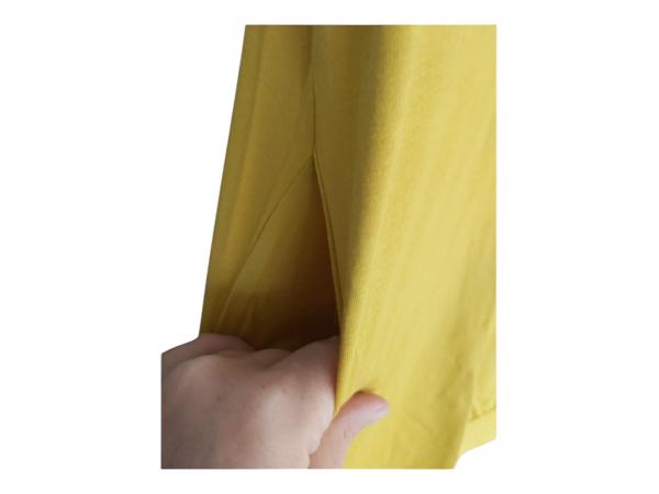 Shirt jurk Unhappy honden opdruk geel S