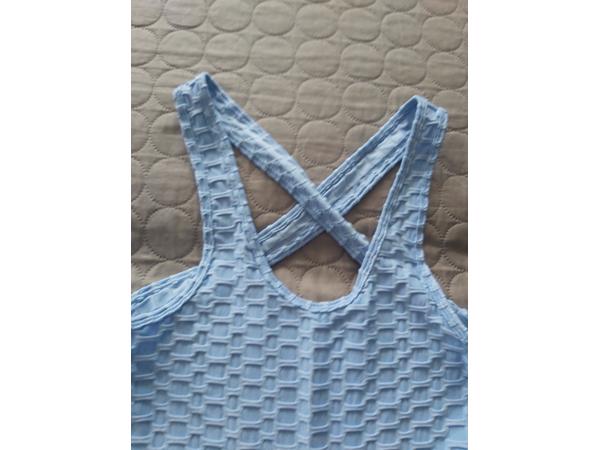 Holala sport / cashual playsuit blauw S/M 36/38