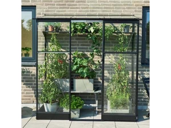 Muurkas Qube LT 26, zwart, VG 3mm + PC 6 mm