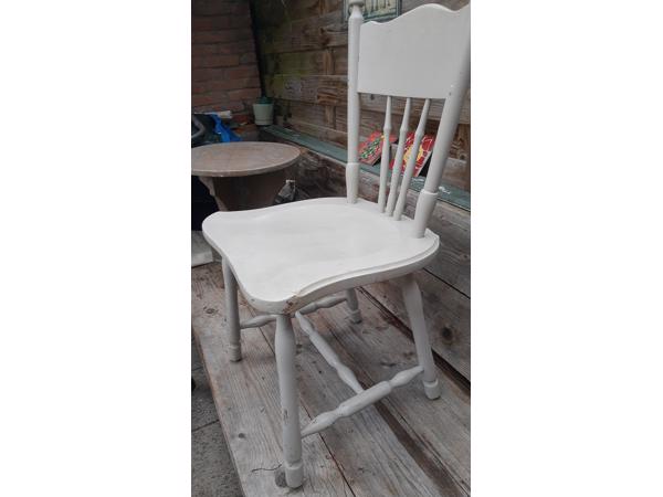 Houten eetkamer stoel