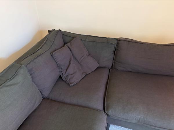 Goossens hoek/ chaise longue bank