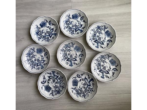 Vintage Blue Danube porseleinen bordjes