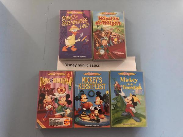 Disney videobanden mini classics video Mickey Donald wilgen
