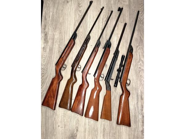 Zes Diana luchtbuksen