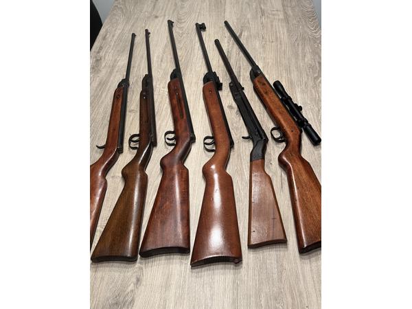 Zes Diana luchtbuksen