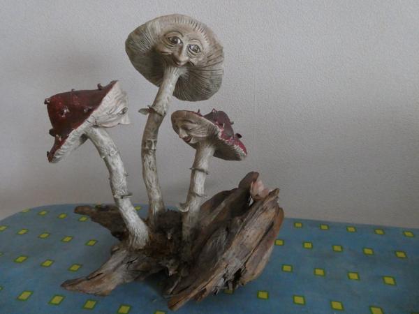 Zelf gemaakte Paddenstoelen