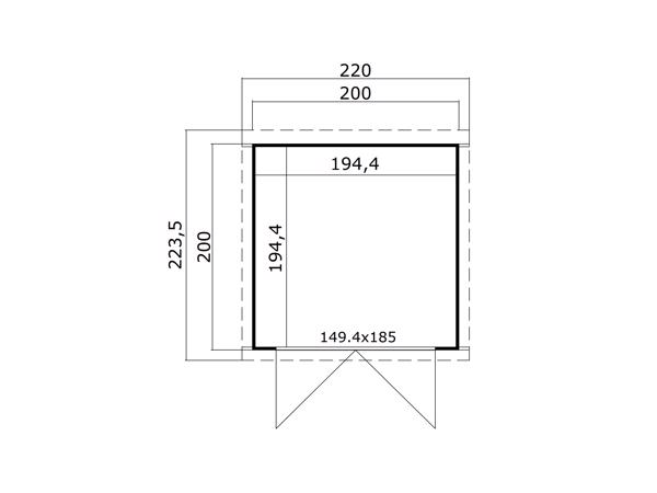 Blokhut Kibo 1 200x200 Onbehandeld vuren