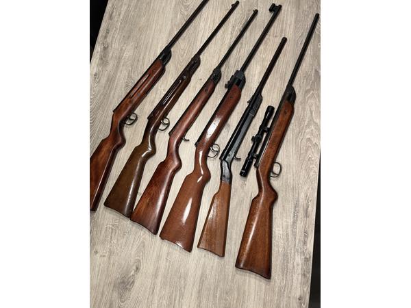 Zes Diana luchtbuksen