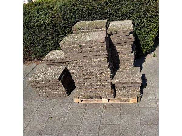 35m2 - grindtegel - op pallet