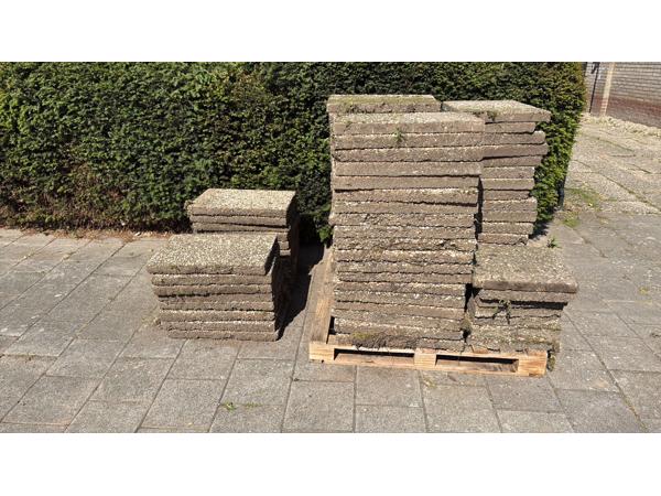 35m2 - grindtegel - op pallet