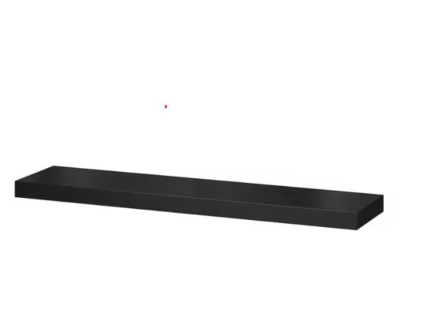 Ikea LACK Wandplank, zwartbruin