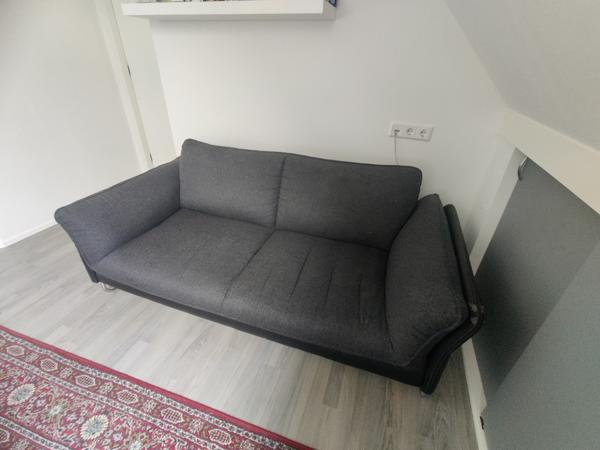 zwartgrijze bank, 2,5 zits
