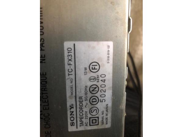 Cassettedeck Sony Sony