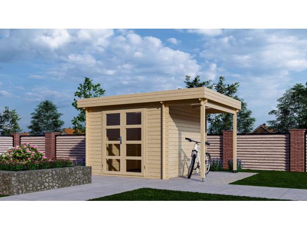 Nieuw Modern tuinhuis Blokhut 331M