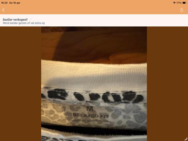 primark een mooie top maat m