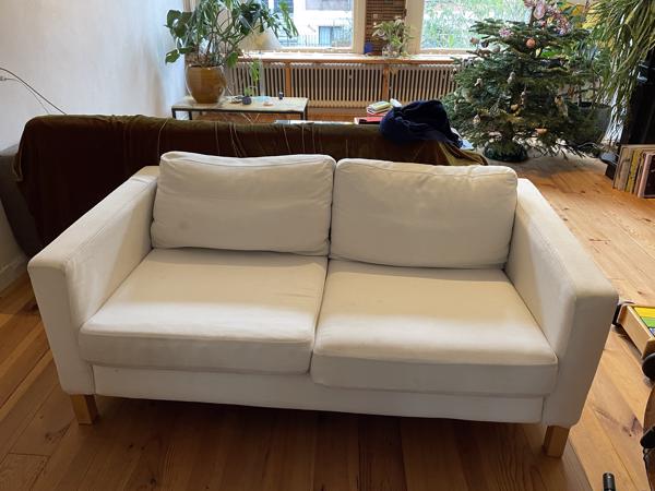 Witte Ikea bank, nog in prima staat