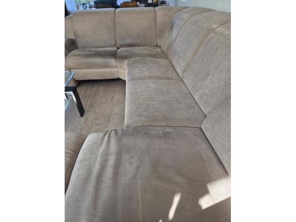 Hoekbank 5 _ 6 personen met relax functie