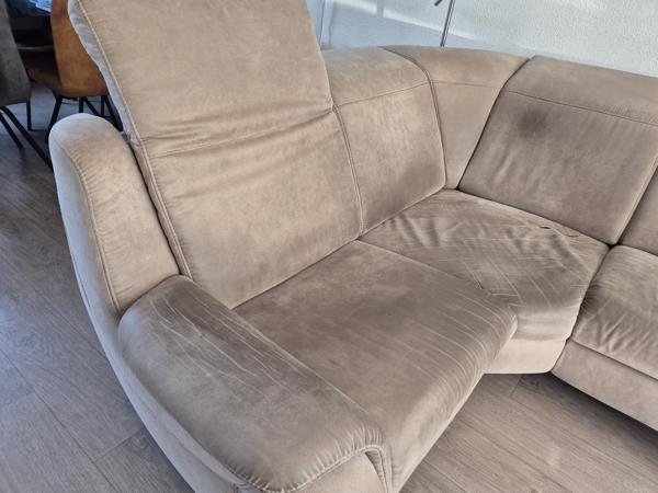 Hoekbank 5 _ 6 personen met relax functie