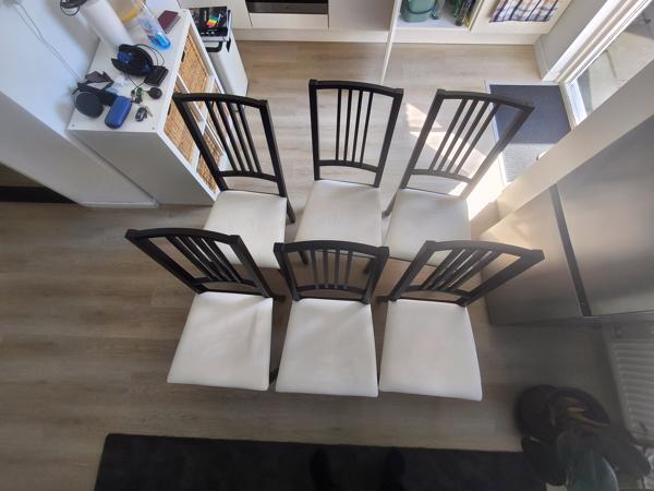 6 Ikea Eetstoelen