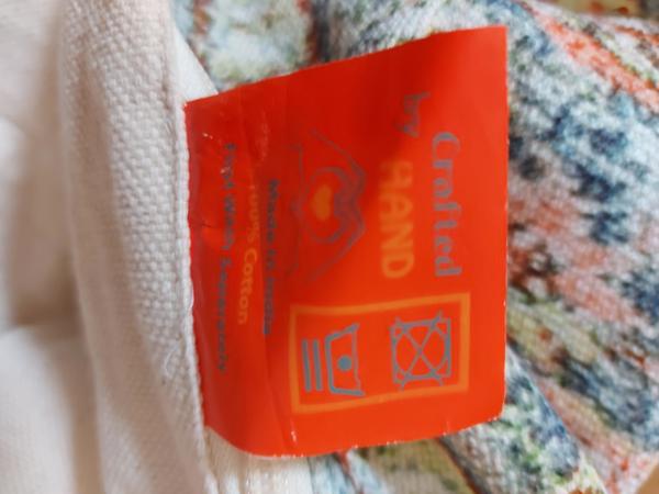 Grote vierkante boho vloerkussenhoes