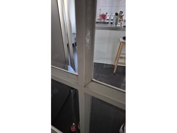 3 meranti deuren met facetglas