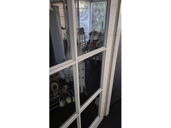 3 meranti deuren met facetglas