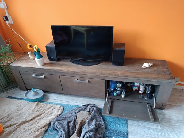 TV meubel donkerbruin