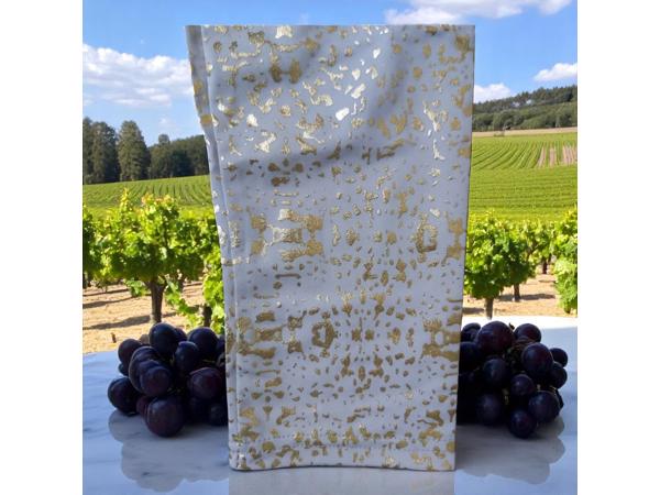 Legging grijs goud glitter S/M