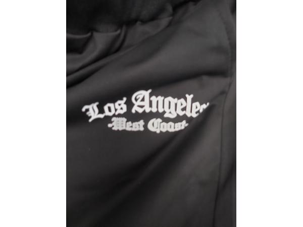 2 delige heren set Los Angeles zwart wit 3XL